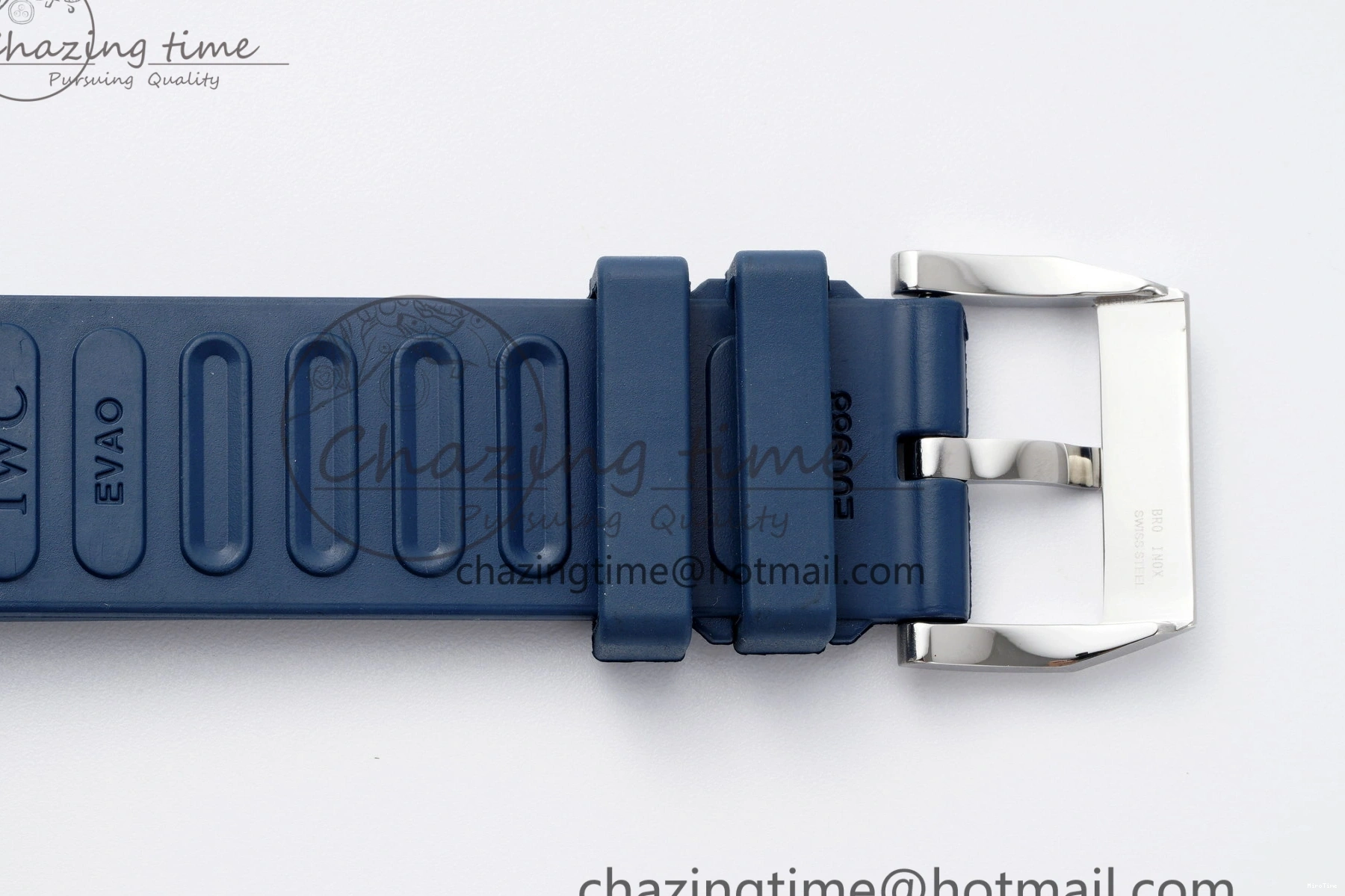 MIROTIME 0416 Attractive Aquatimer Chrono SS RSF 1:1 Best Edition Blue Dial on Blue Rubber Strap A 7056